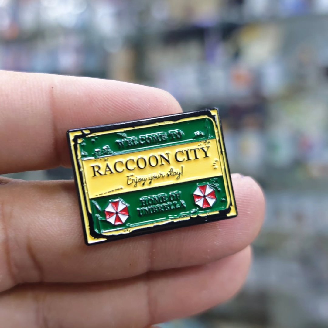 Umbrella Corporation Resident Evil Pins - alternate view