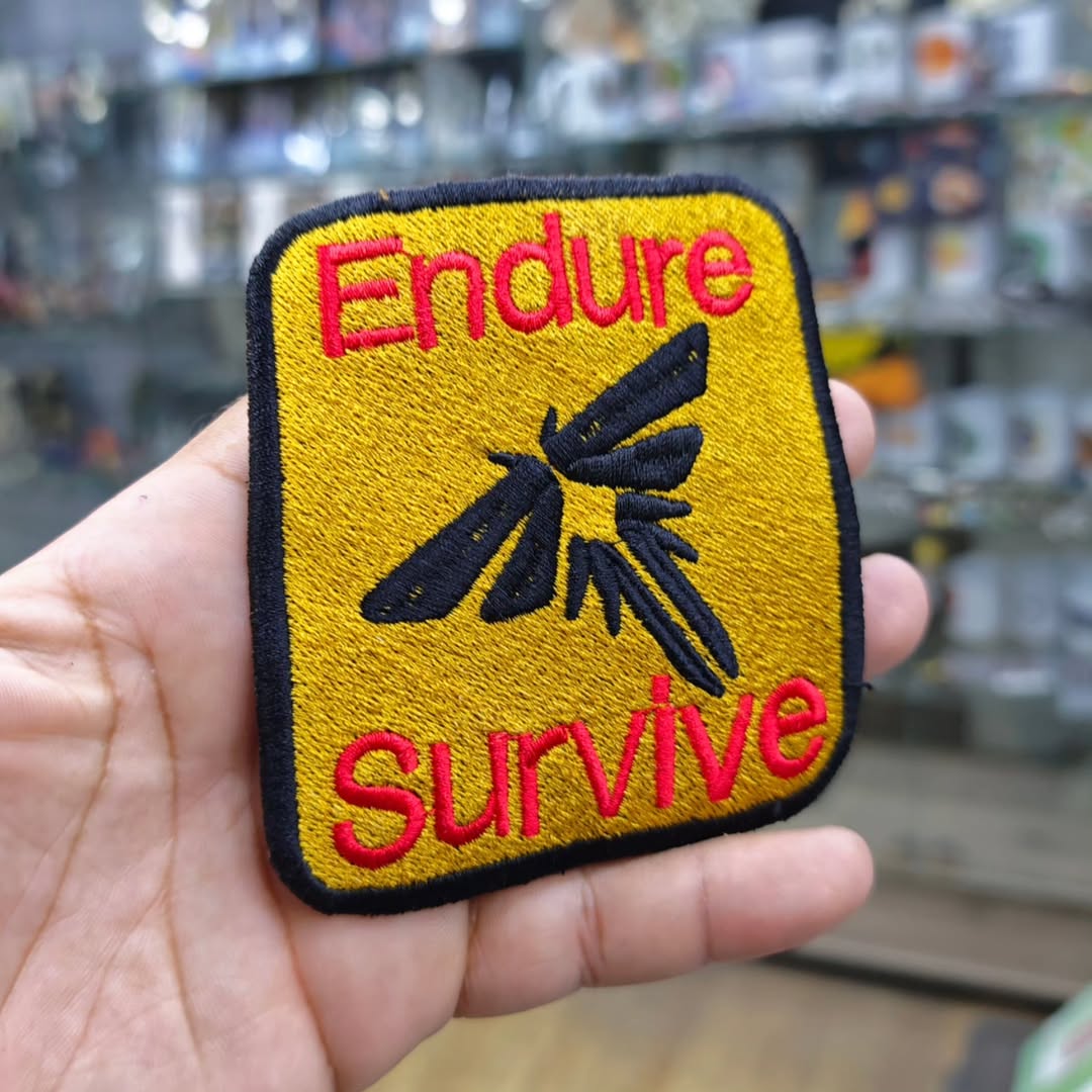 Embroidered Patch The Last Of Us Endure Survive 90 x 100 MM - alternate view