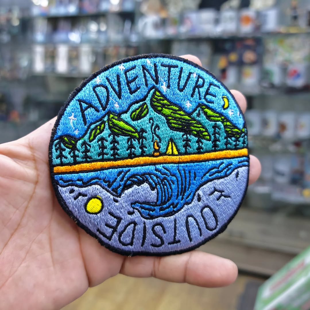 Embroidered Patch Outside Adventure 110 x 110 MM - alternate view