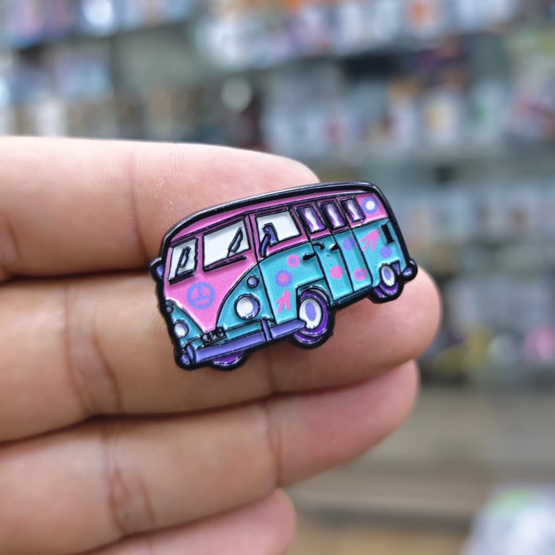 Van Travel Hippi Pins - alternate view