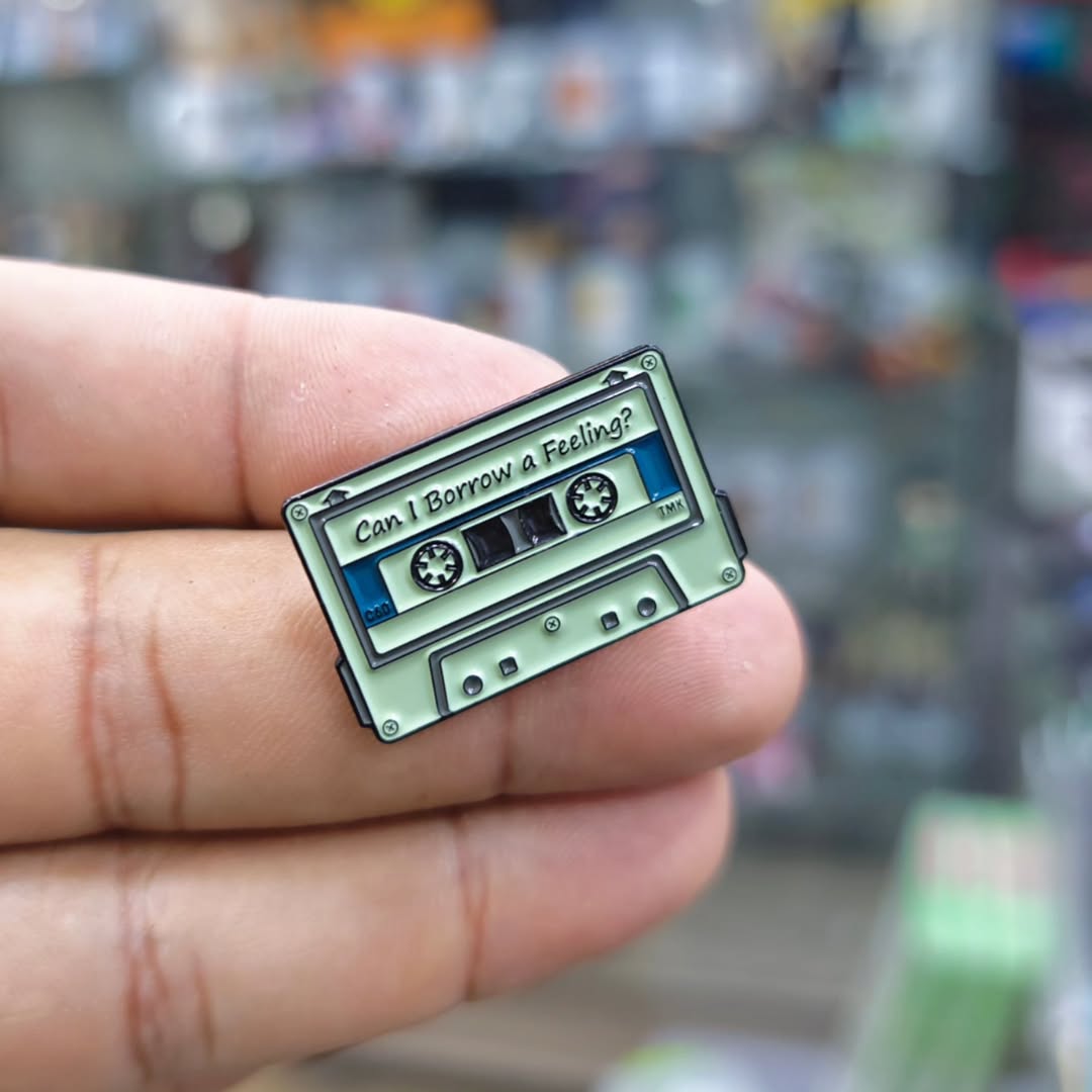 Cassette Old School Can I Borrow A Feeling Pins - alternate view