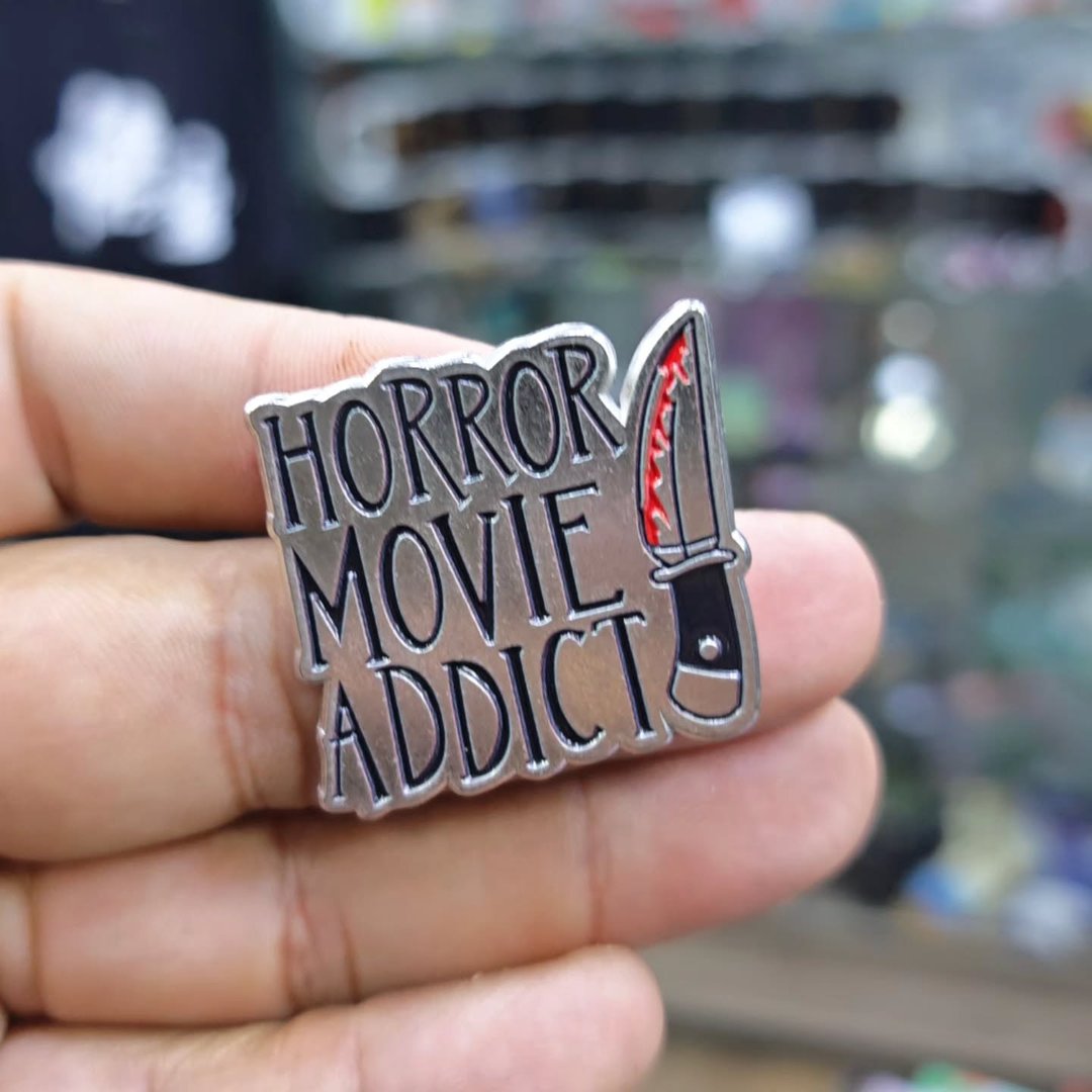 Horror Movie Addict Pins - alternate view
