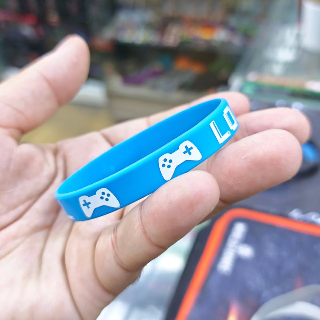Retro Gaming Lol Silicone Bracelet - alternate view