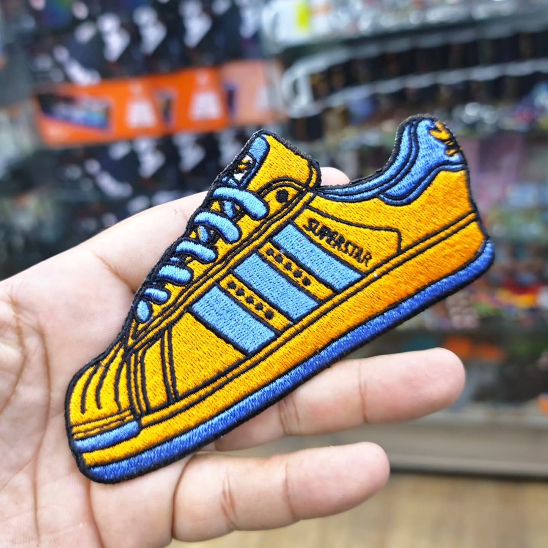 Embroidered Patch Adidas Super Star 70 x 135 MM - alternate view