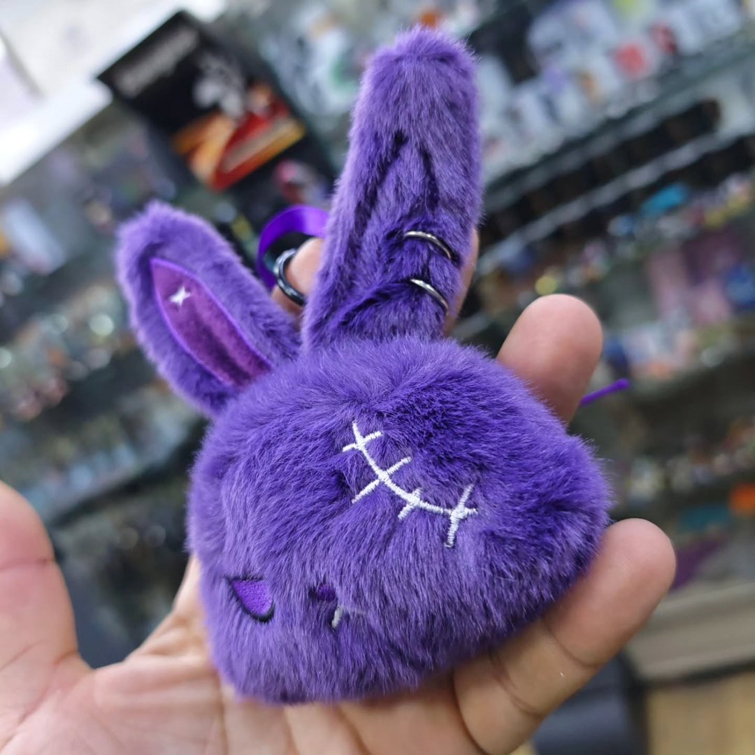 Rabbit Keychain - alternate view