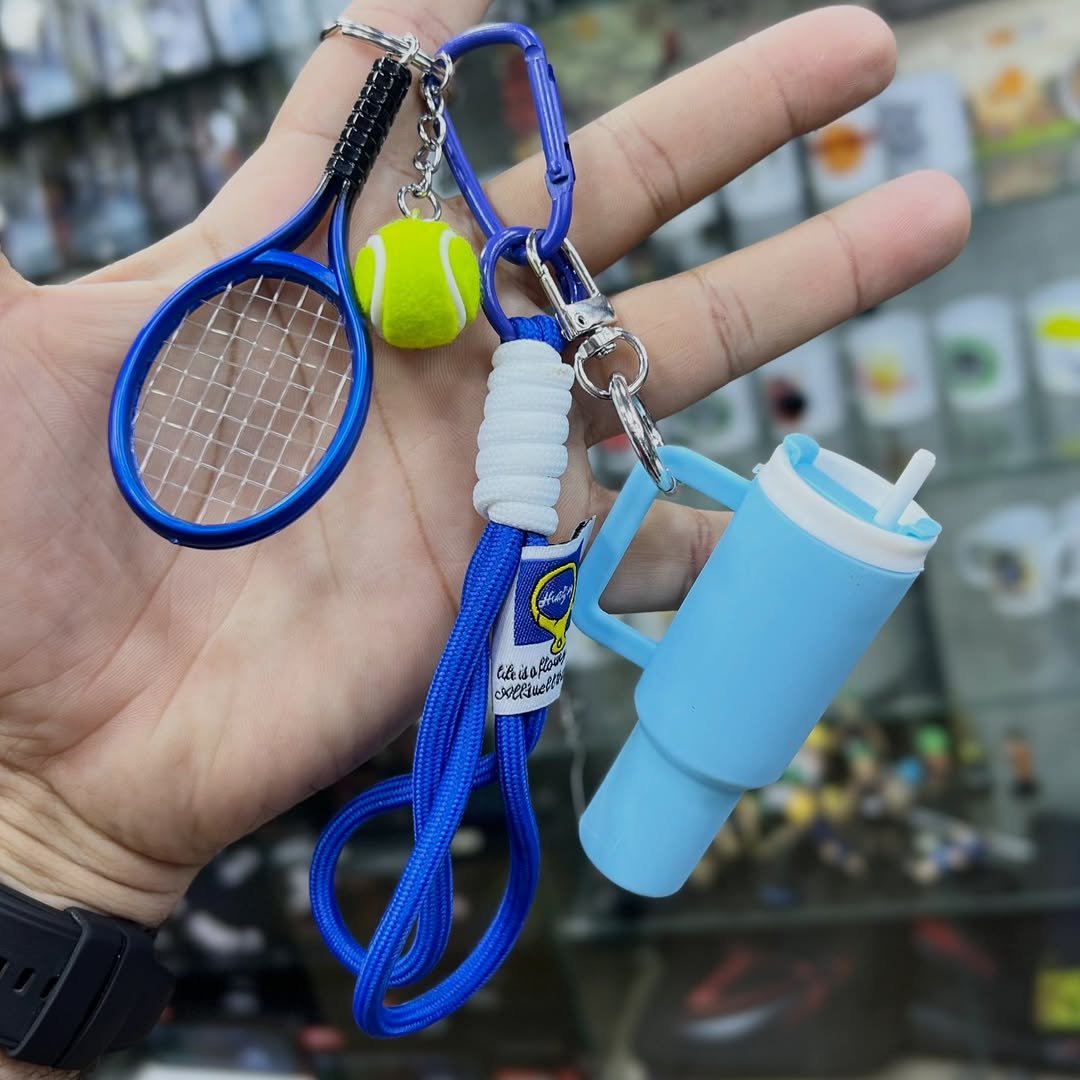 Tennis Keychain #90 - alternate view