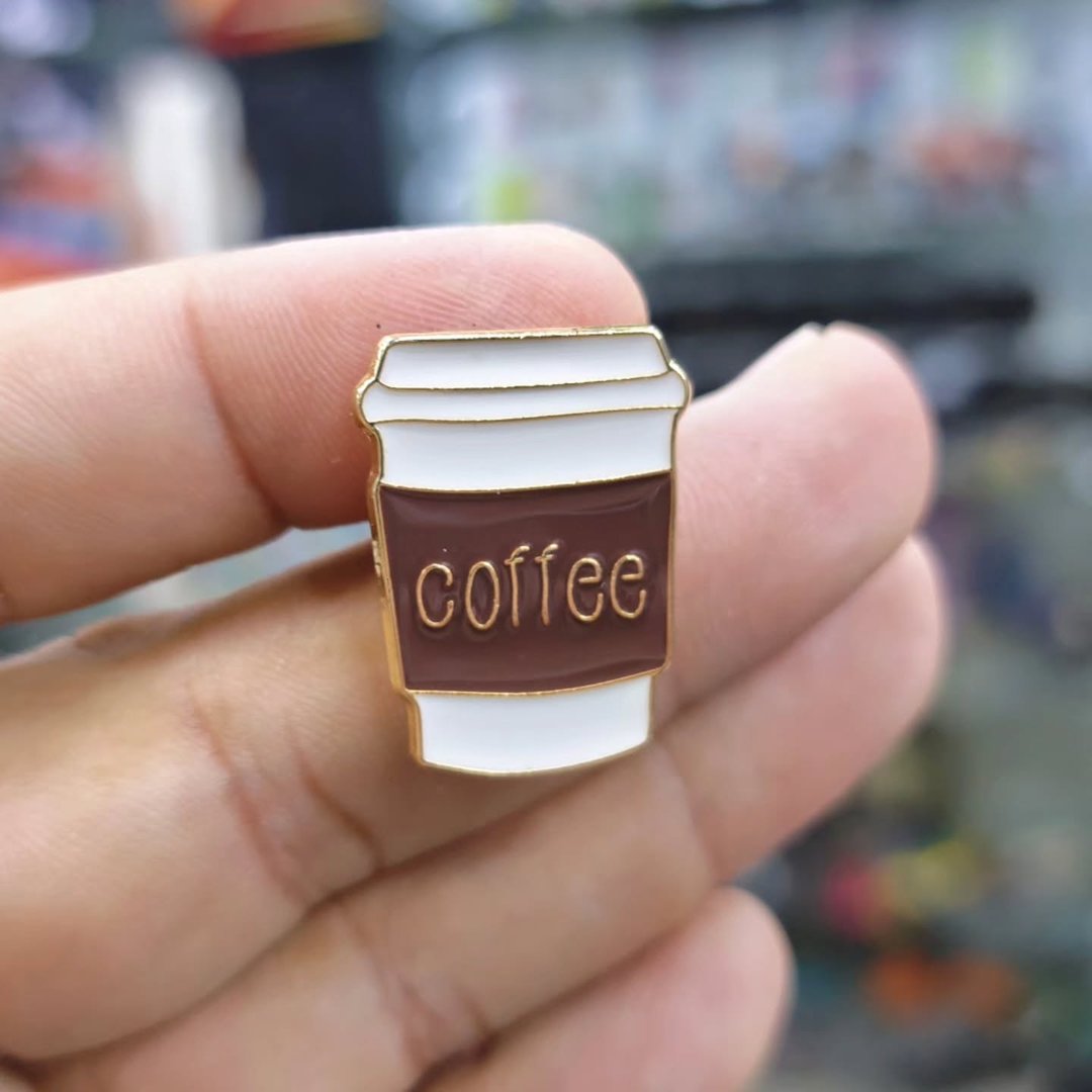 Coffee Cup Pins - alternate view
