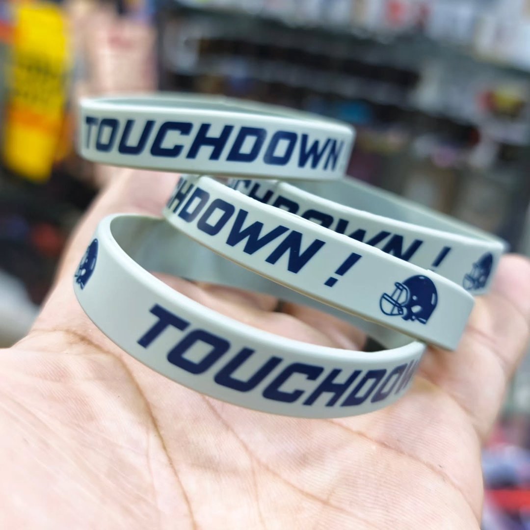 Touchdown American Football Silicone Bracelet - alternate view