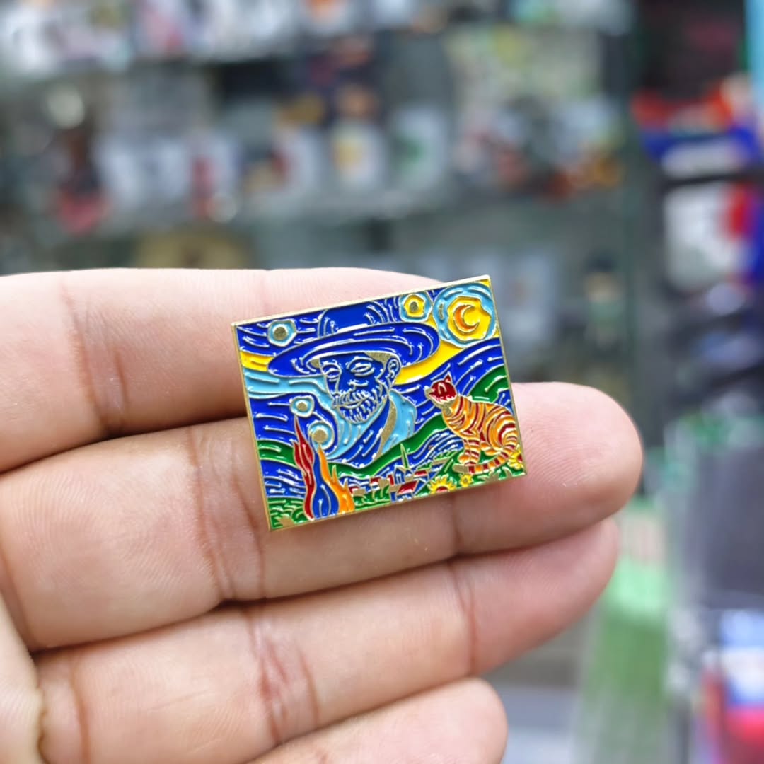 Van Gogh Pins - alternate view