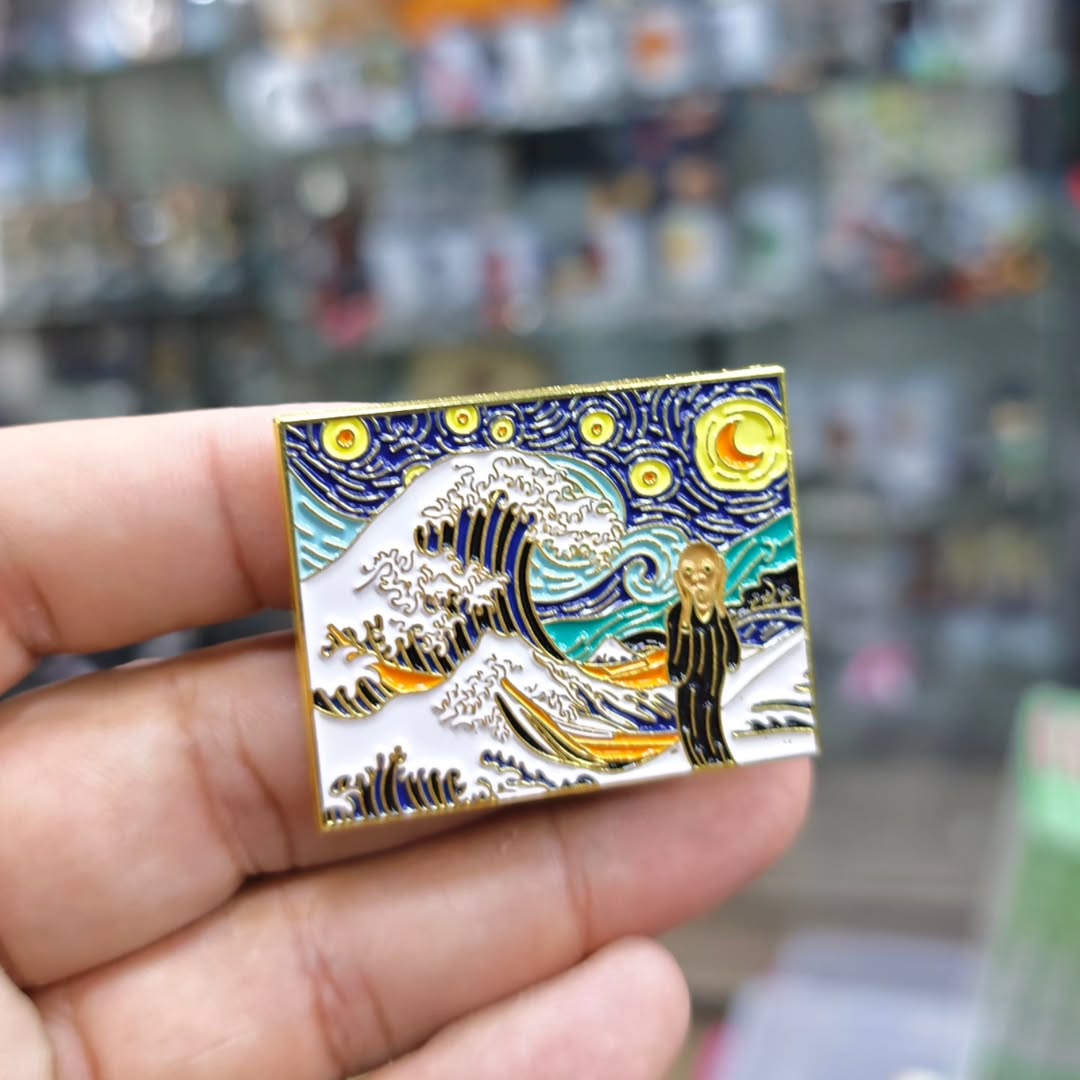 Van Gogh Pins - alternate view