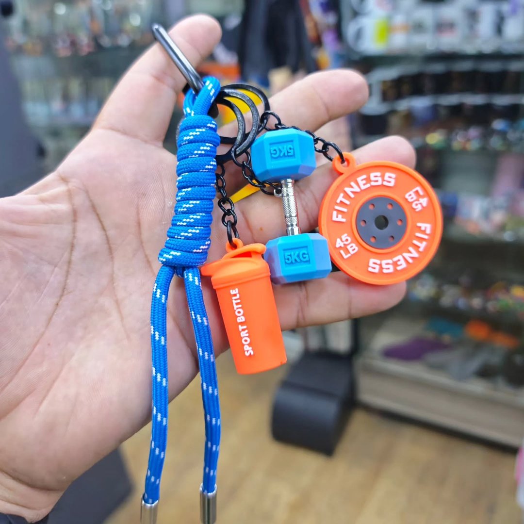 Bodybuilding Keychain - alternate view