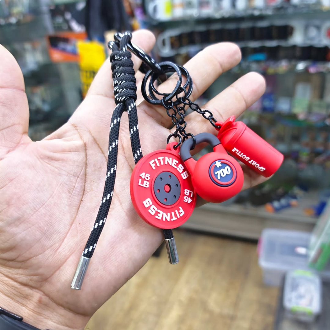 Bodybuilding Keychain - alternate view