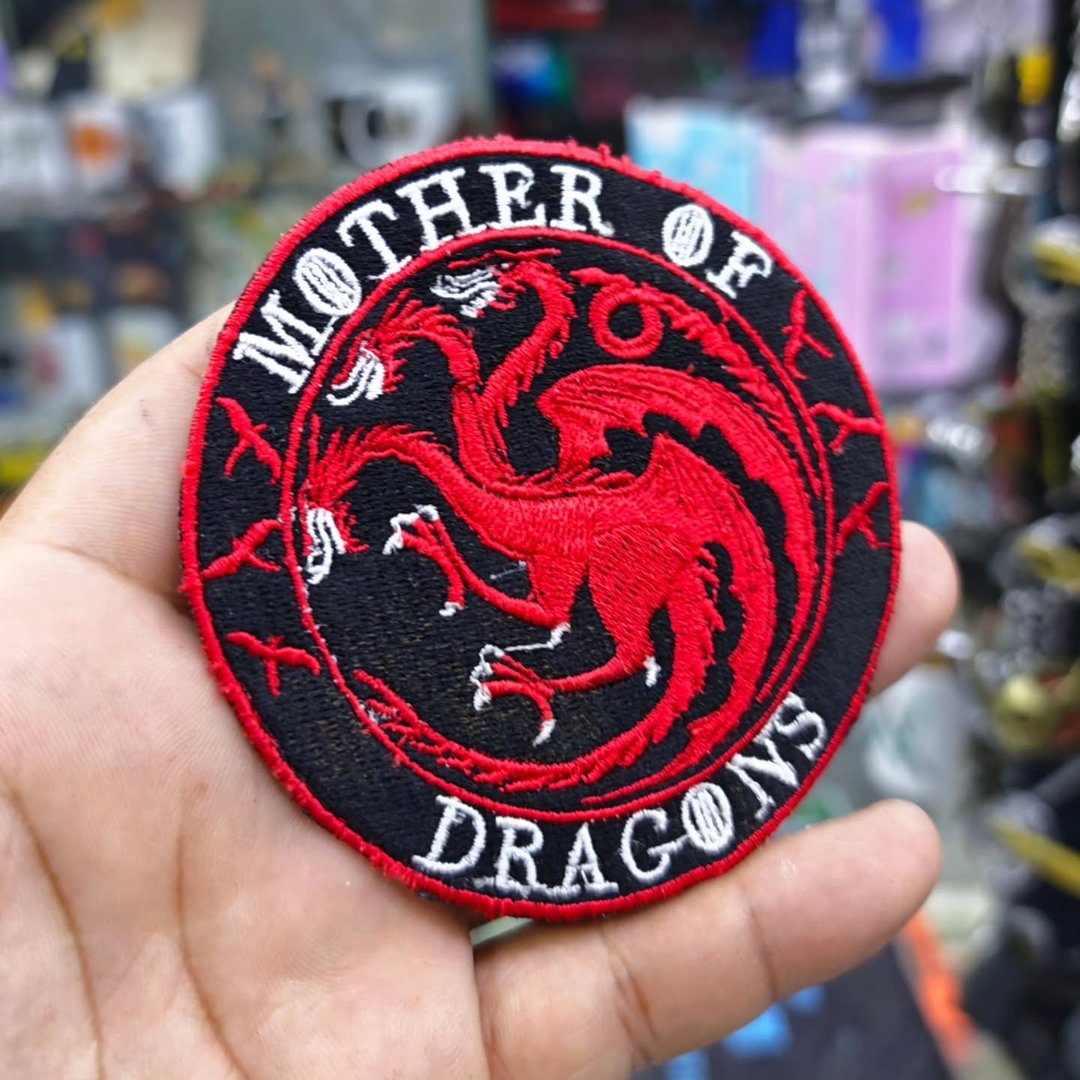Embroidered Patch Game Of Thrones Targaryen 85 x 90 MM - alternate view
