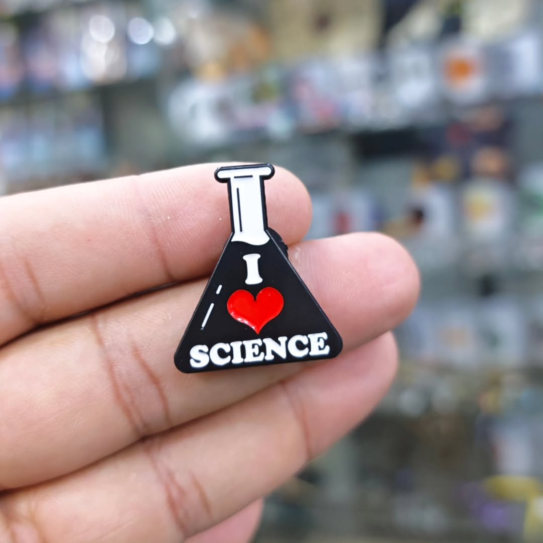 I Love Science Pins - alternate view