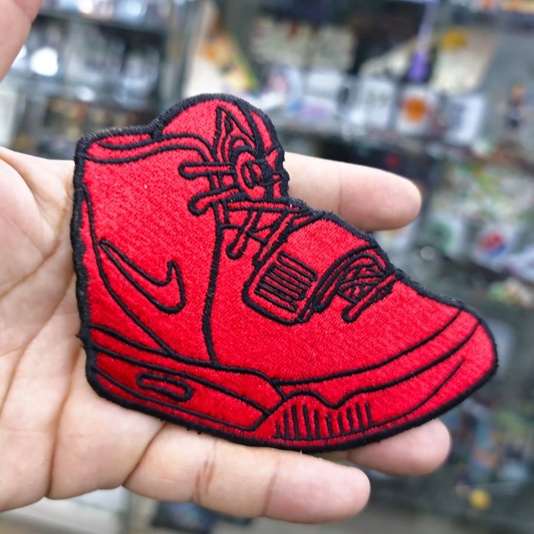 Embroidered Patch Nike Air Red 125 x 100 MM - alternate view