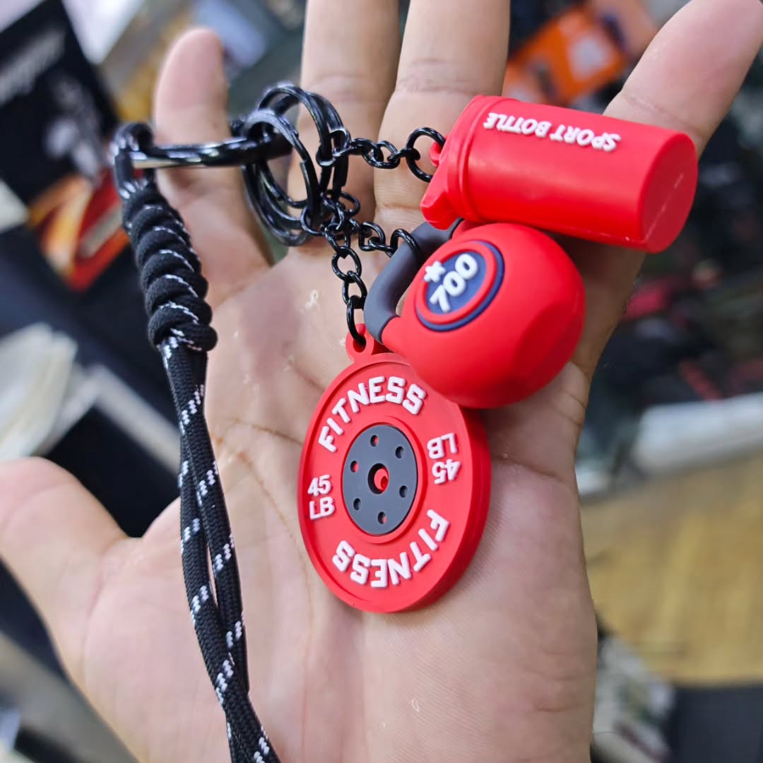 Bodybuilding Keychain - alternate view