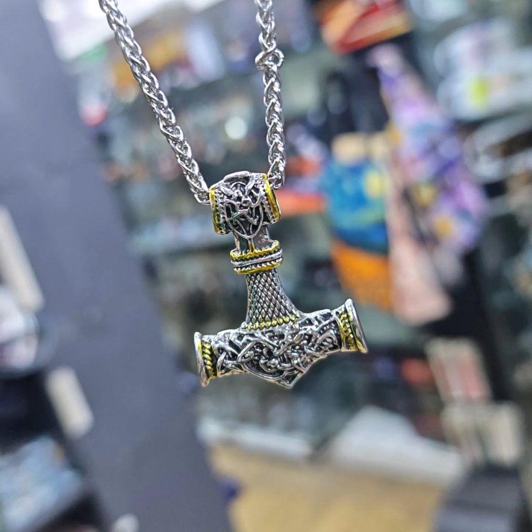 Thor Viking Necklace - alternate view