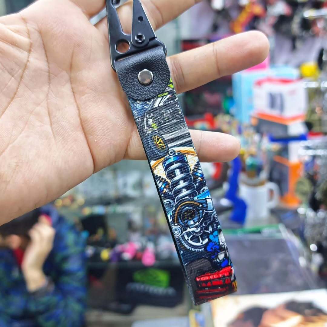 Motorcycle Sport Car Keychain - alternate view