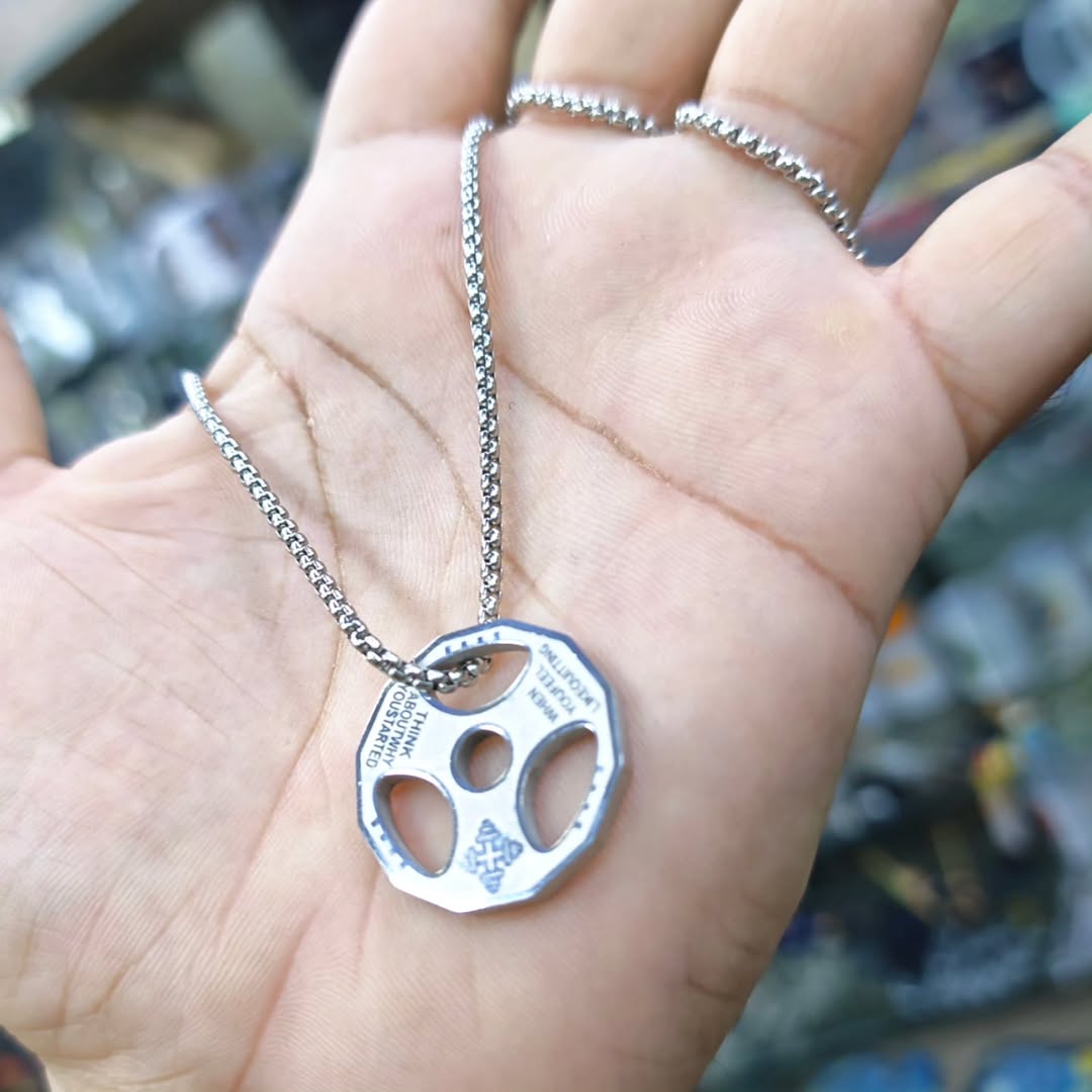 BodyBuilding Necklace - alternate view