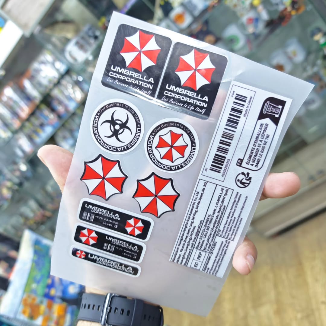 Resident Evil Umbrella Corporation Sticker Pack - alternate view