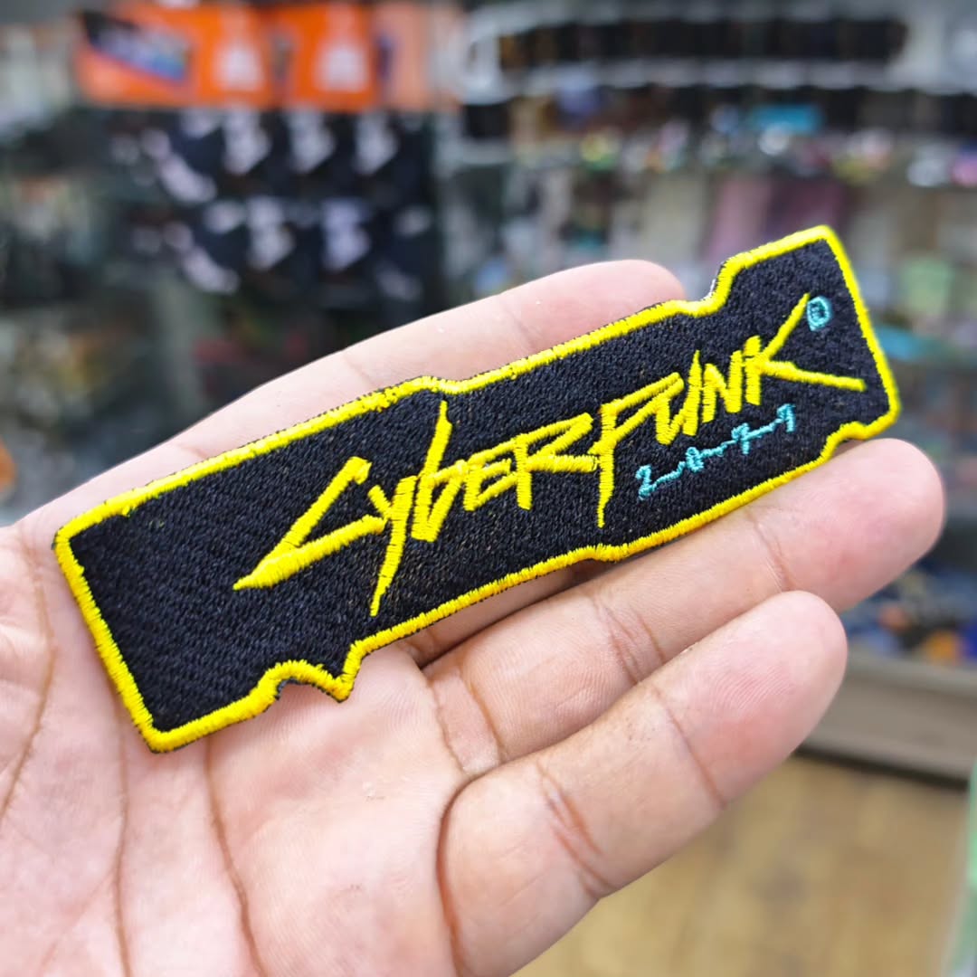 Embroidered Patch Cyber Punk 2077 115 x 20 MM - alternate view