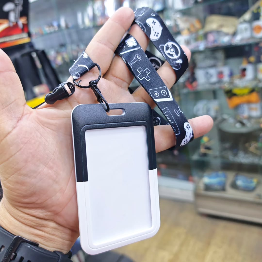 Retro Gaming Badge Holder - alternate view