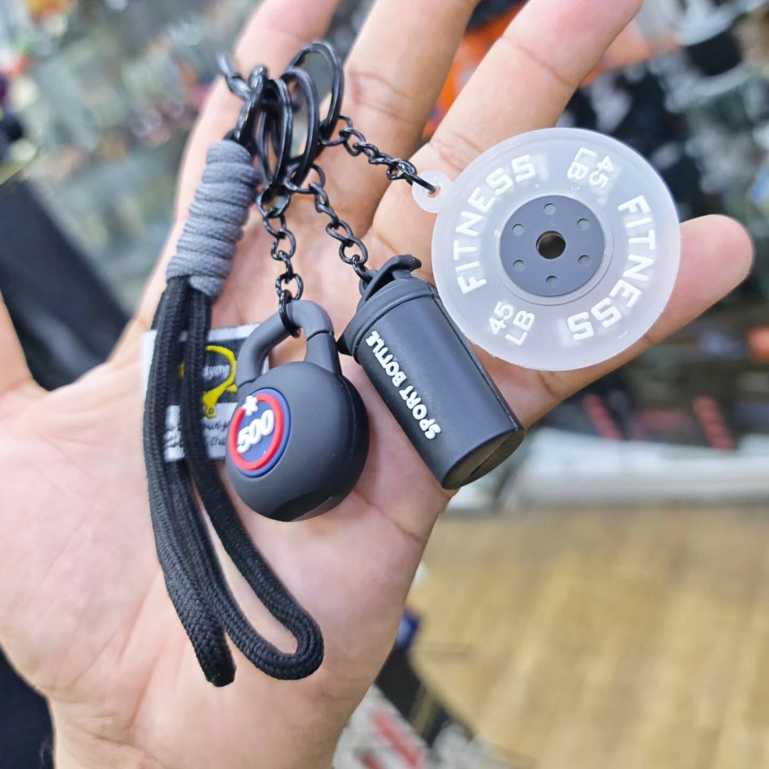 Bodybuilding Keychain - alternate view
