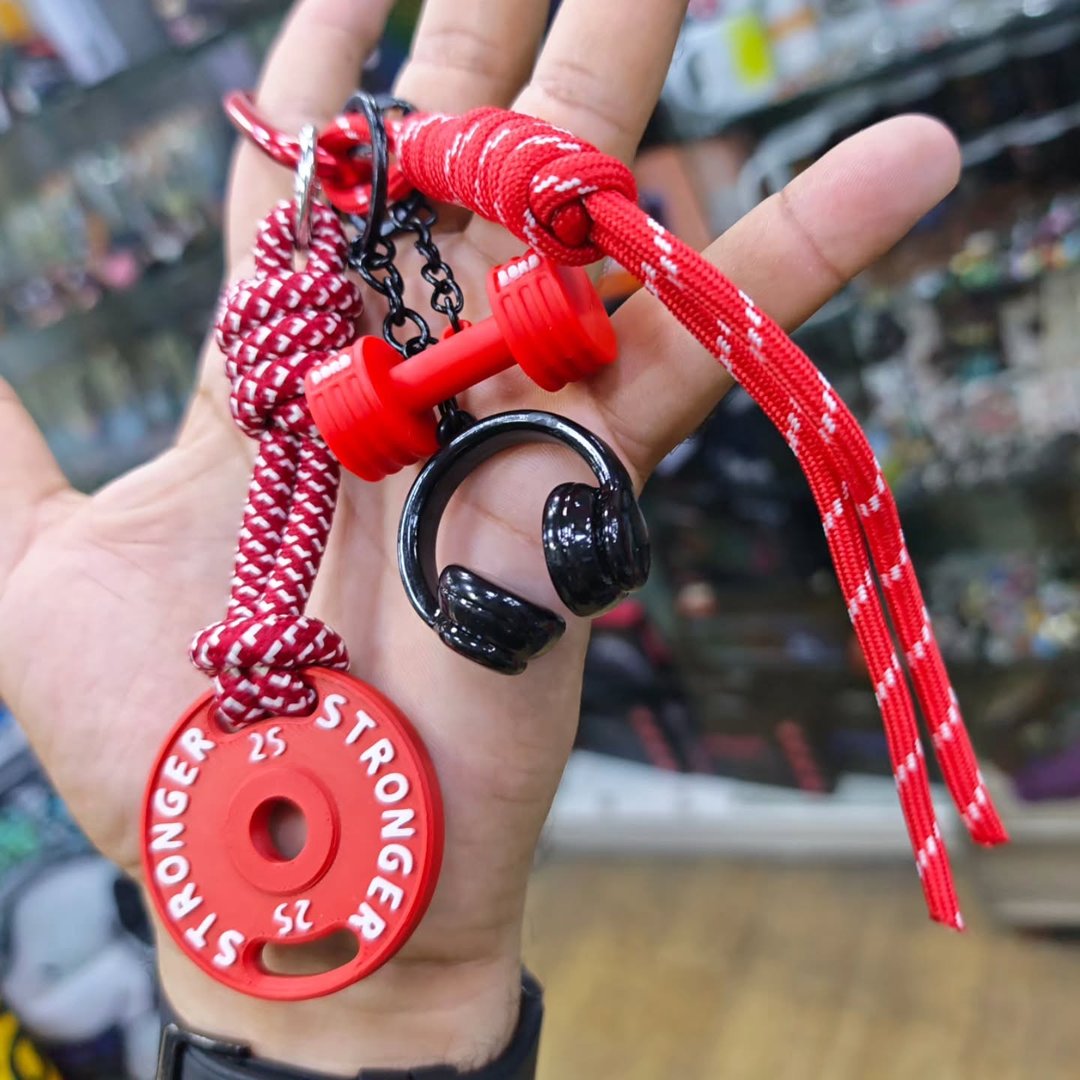 Bodybuilding Keychain - alternate view