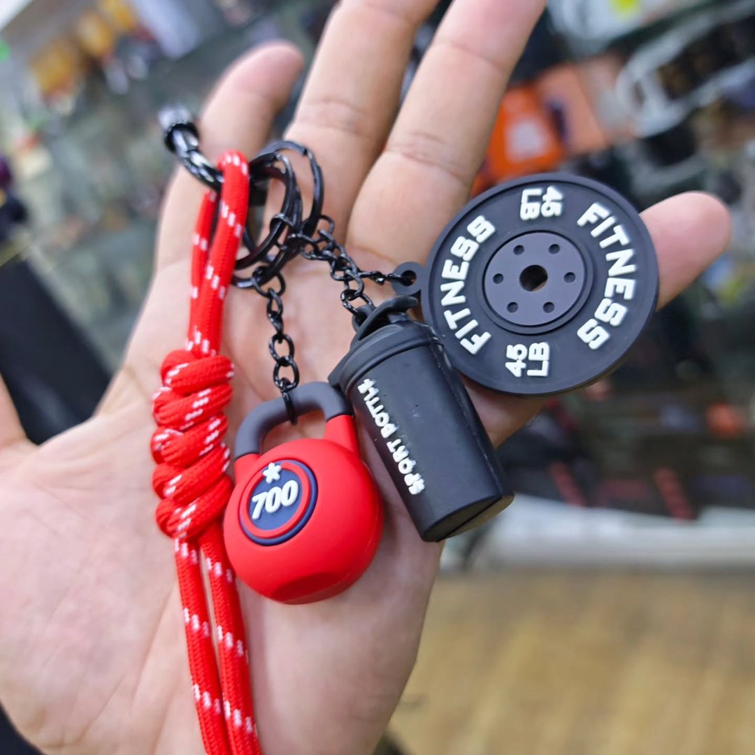 Bodybuilding Keychain - alternate view