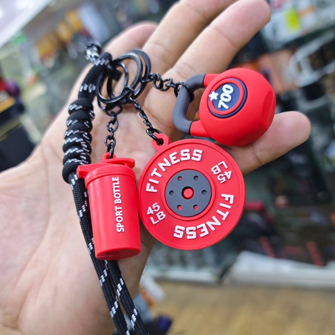 Bodybuilding Keychain - alternate view
