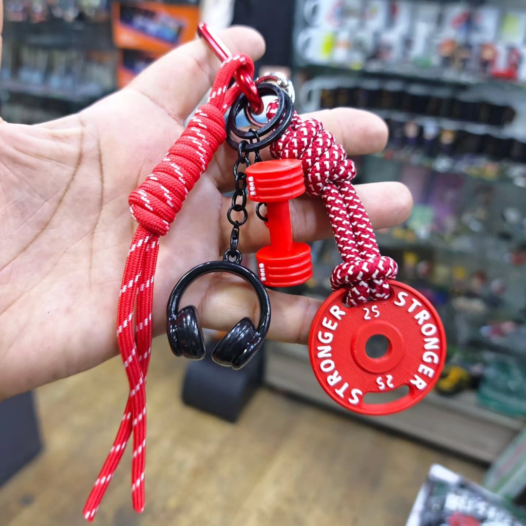 Bodybuilding Keychain - Keychain