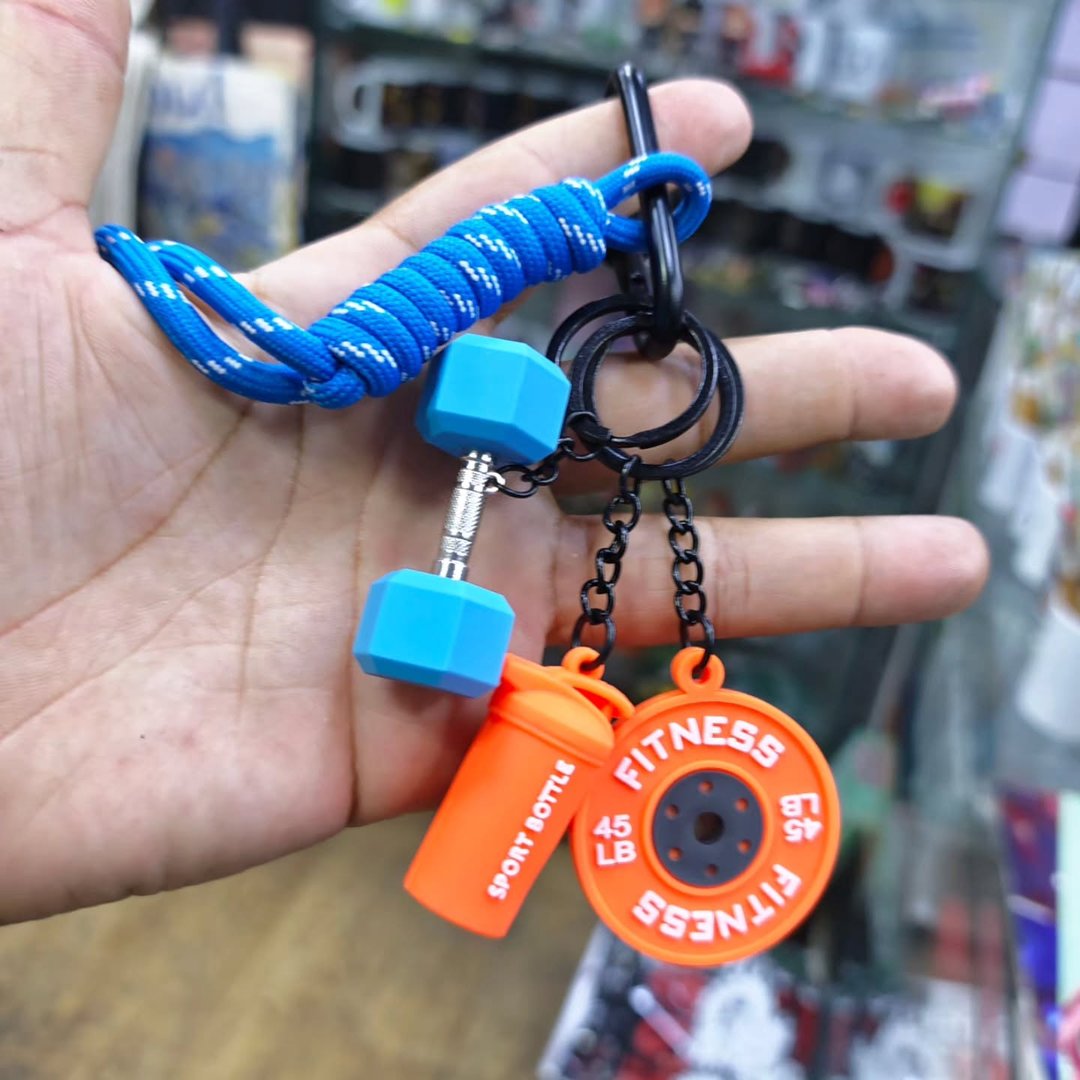 Bodybuilding Keychain - Keychain