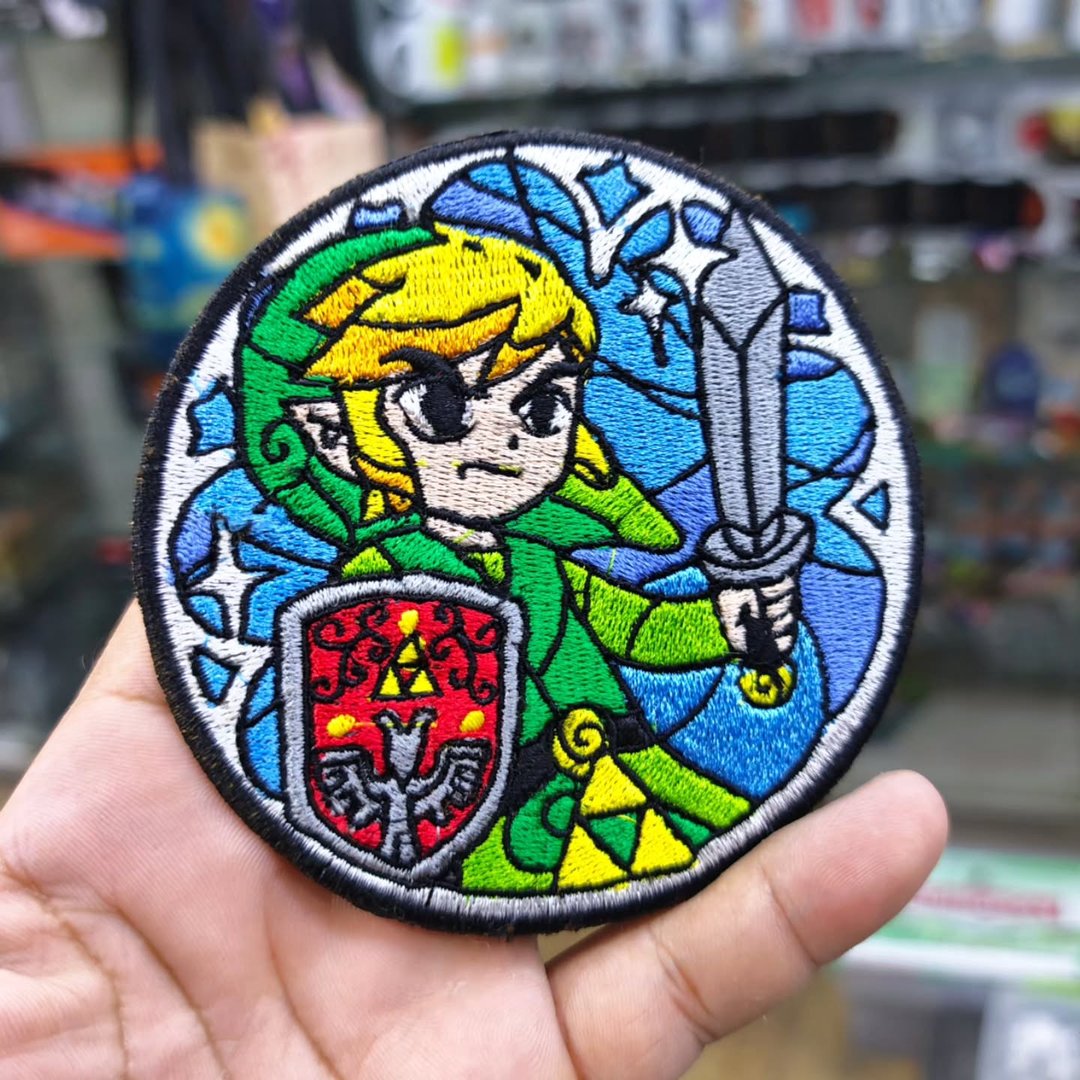 Patch Embroidery Zelda Link 105 x 105 MM - Embroidered Patch