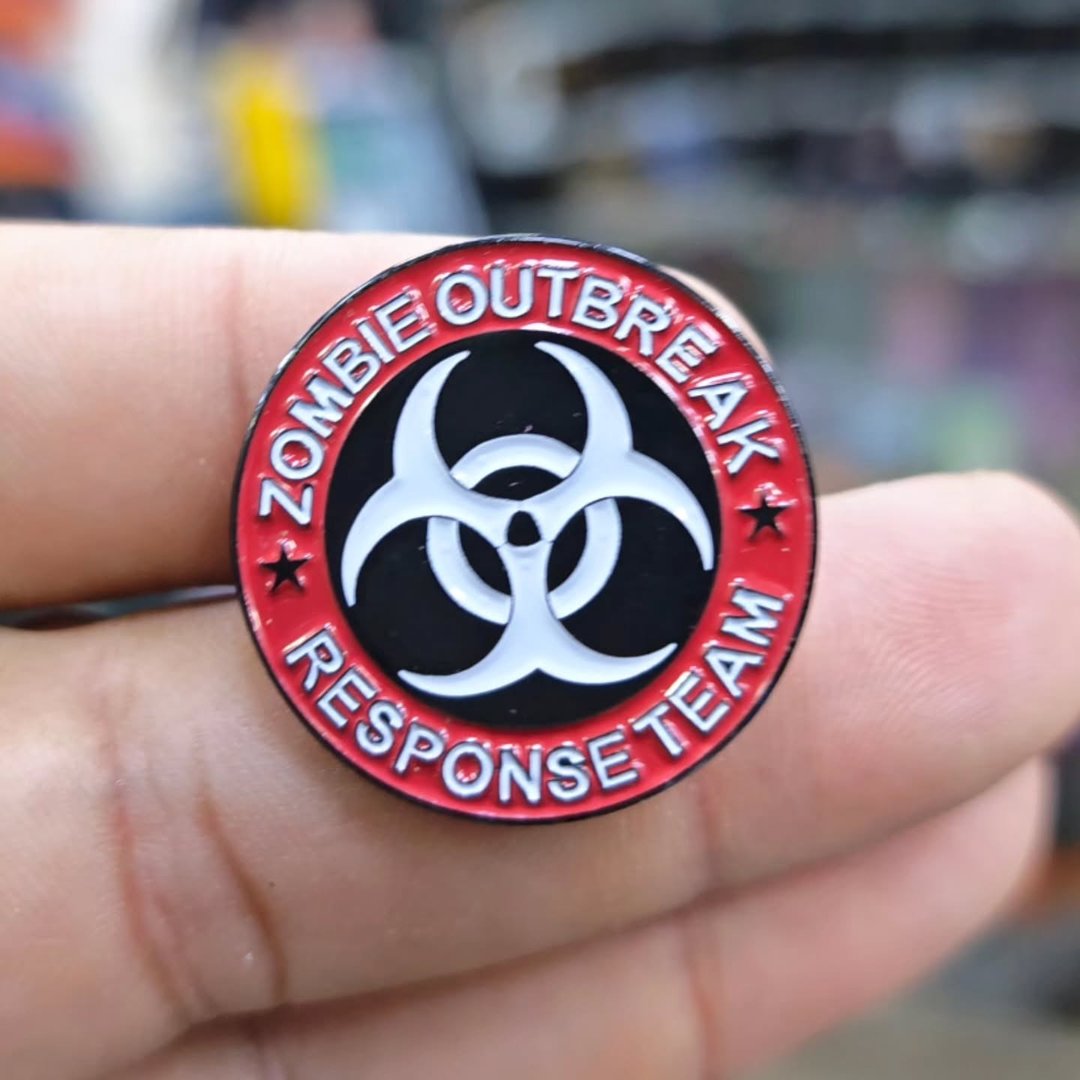 Zombie Outbreak Resident Evil Pins - Metal Pins