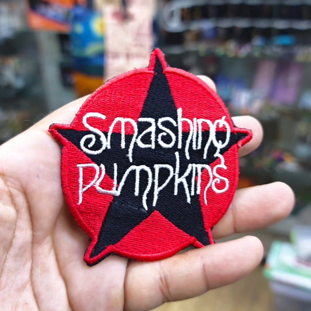 Embroidered Patch Smashing Pumpkins 85 x 85 MM - Embroidered Patch