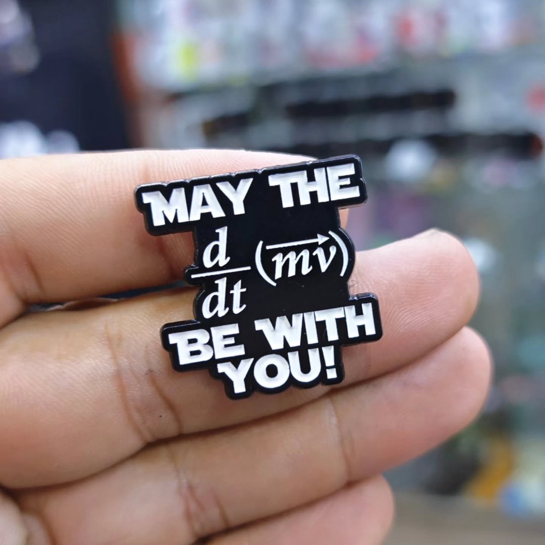 May The Math Be With You Pins - Metal Pins