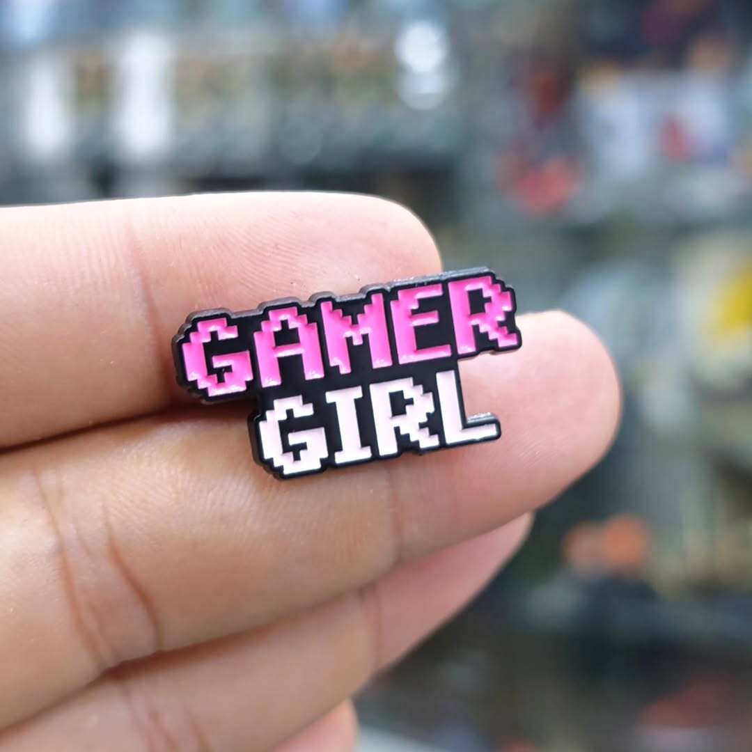Gamer Girl Pins - Metal Pins