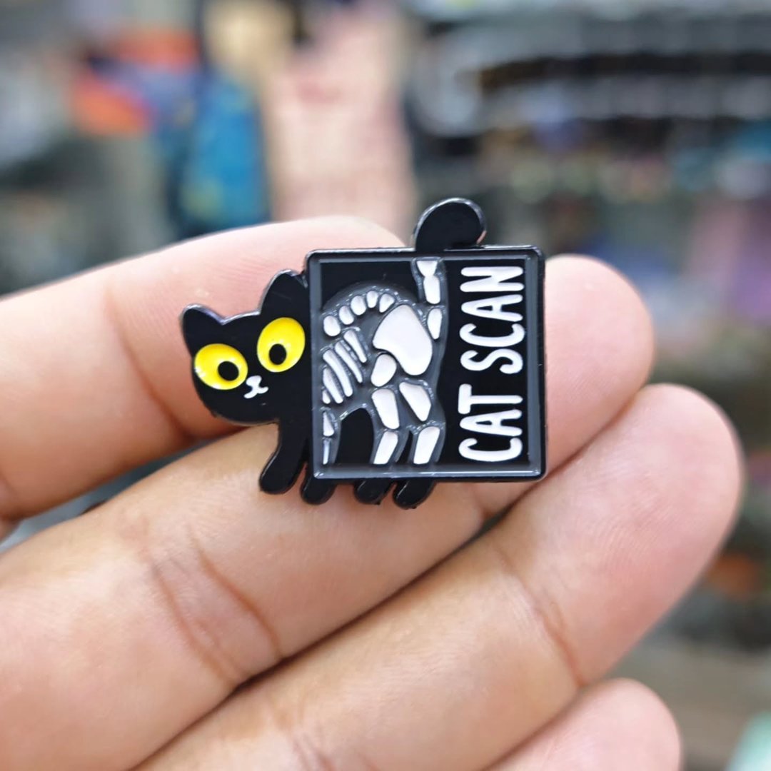 Cat Scan Pins - Metal Pins