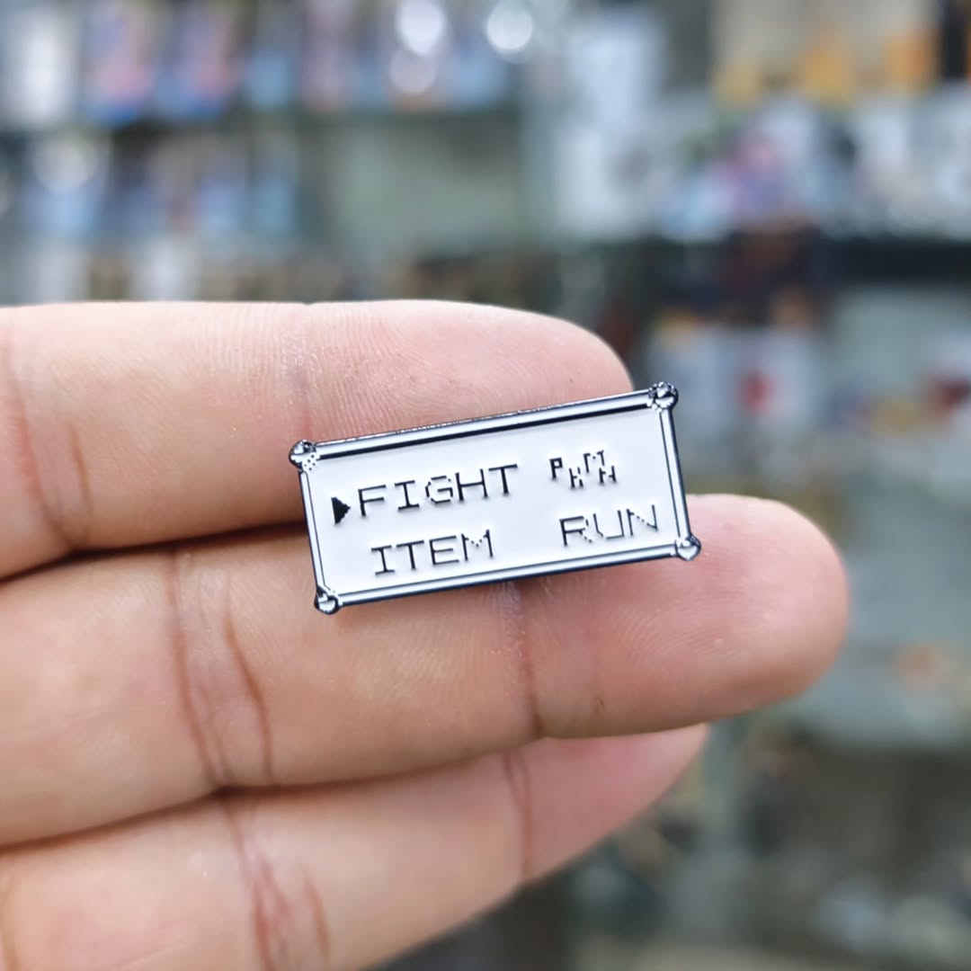 Fight Item Run Gaming Pins - Metal Pins
