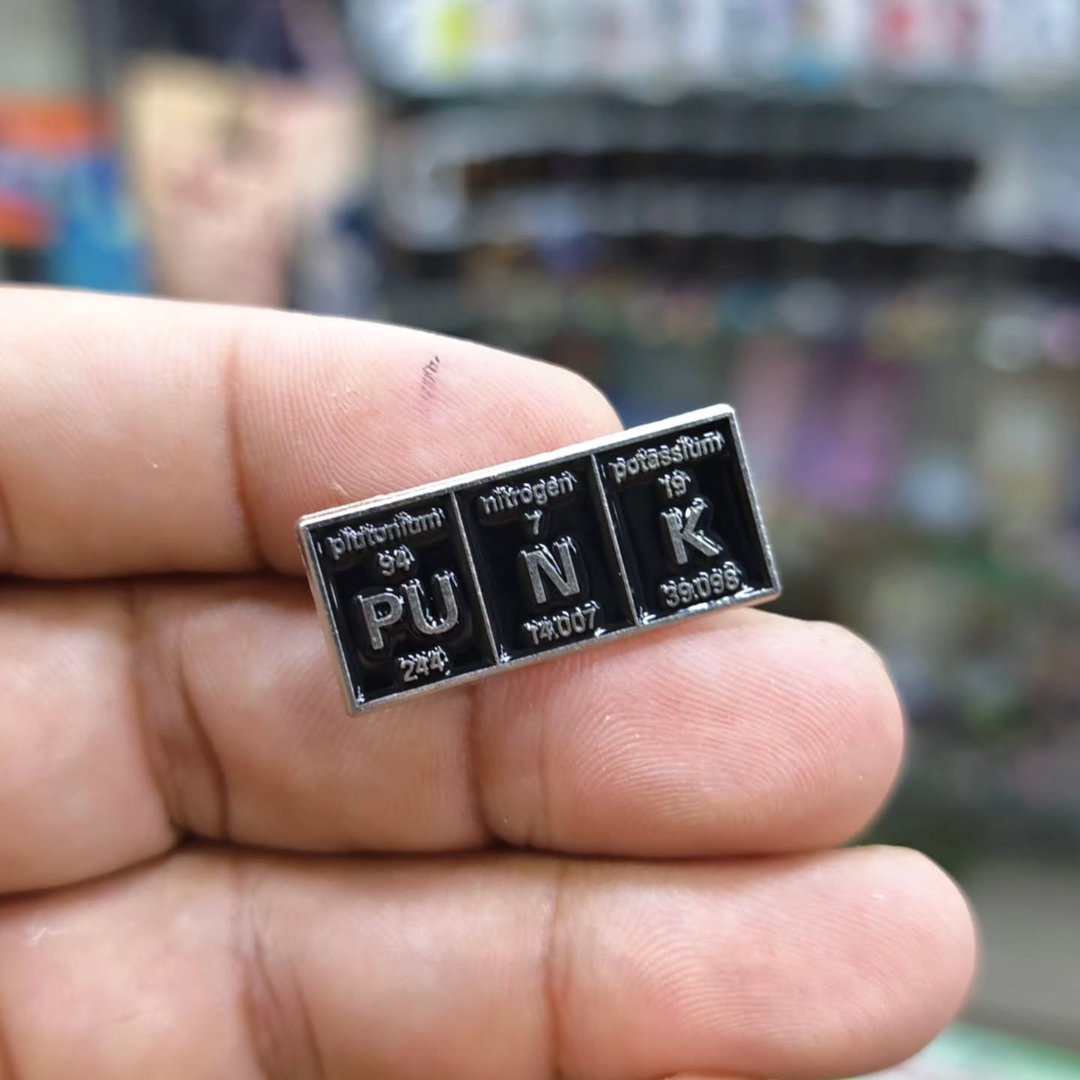 Chemistry Punk Pins - Metal Pins
