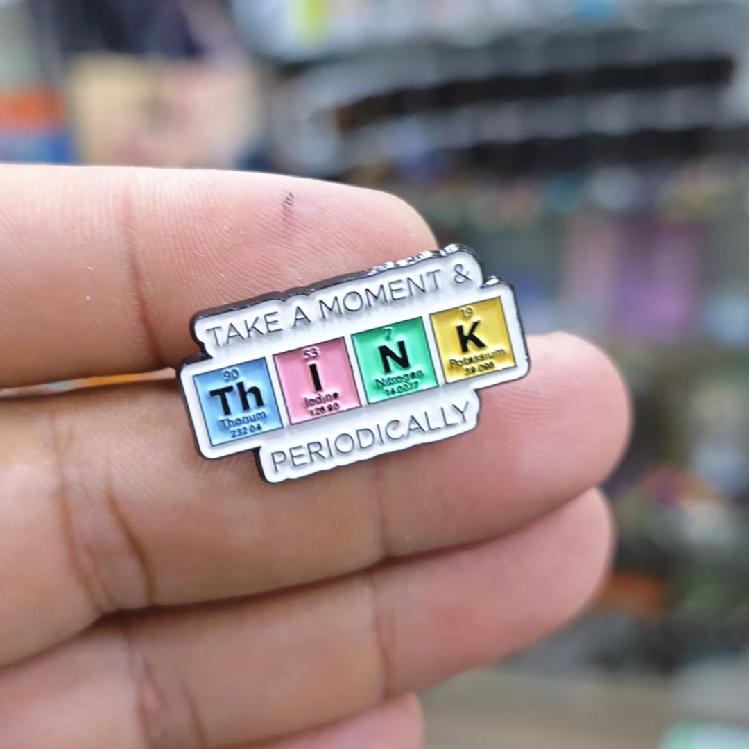 Chemistry Think Pins - Metal Pins