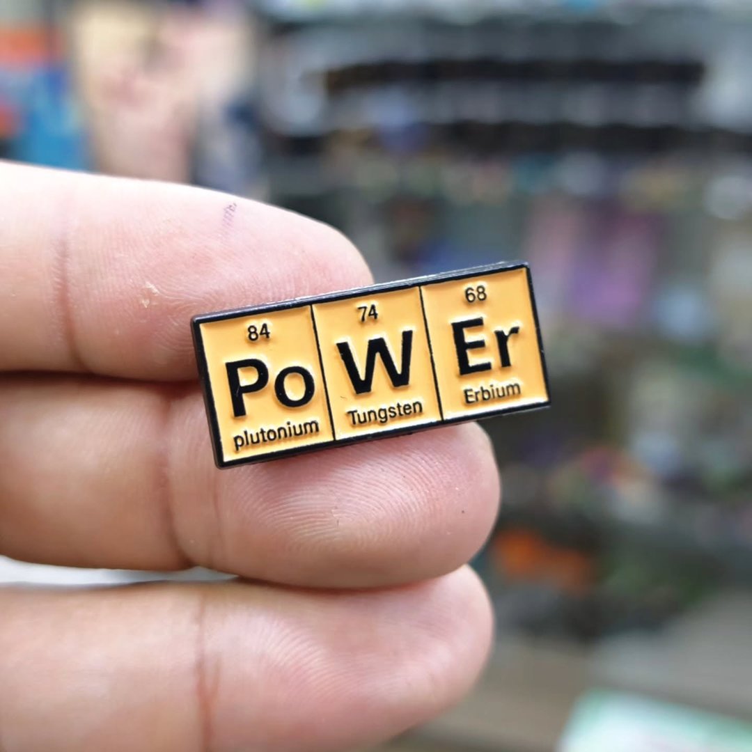 Chemistry Power Pins - Metal Pins