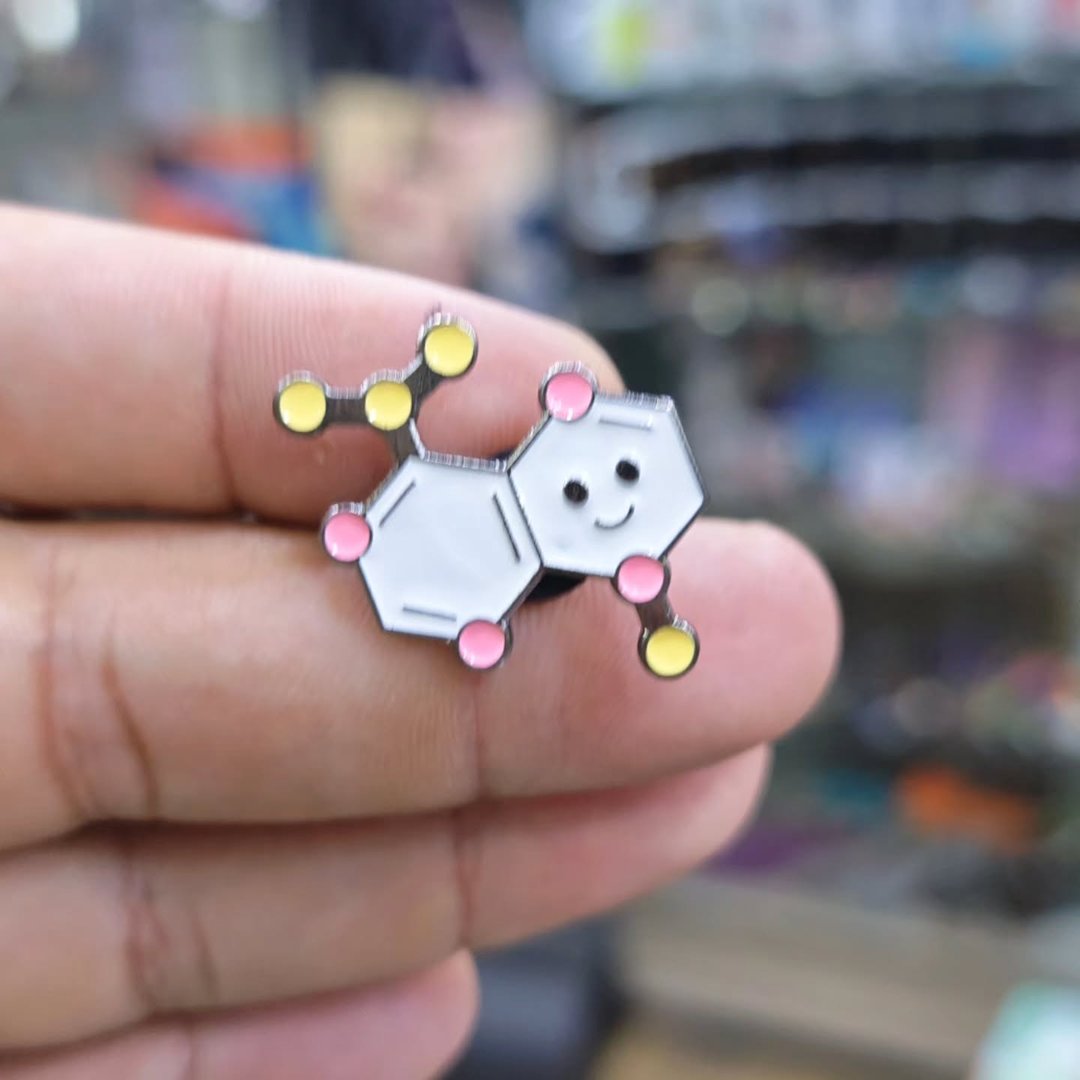 Chemistry Pins - Metal Pins