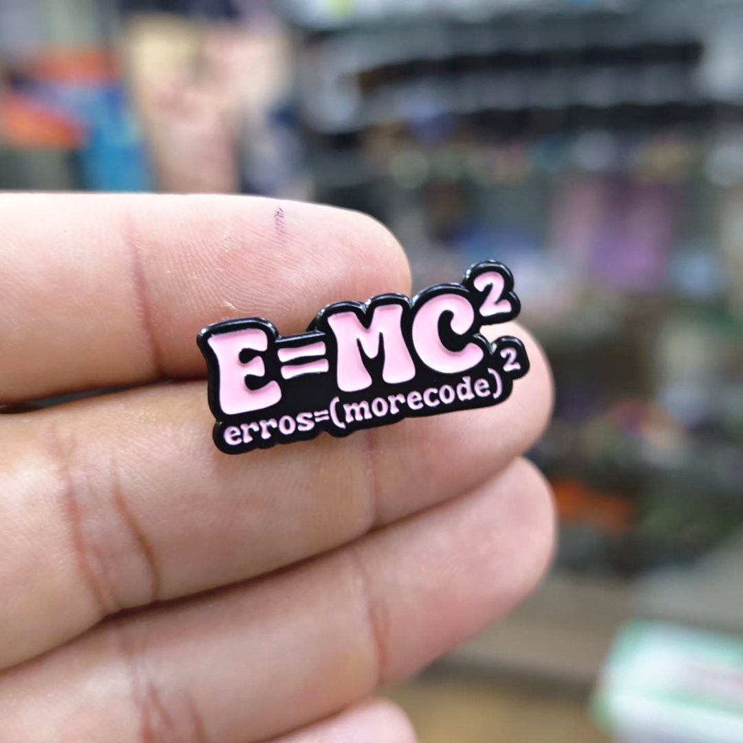 Chemistry EMC2 Pins - Metal Pins