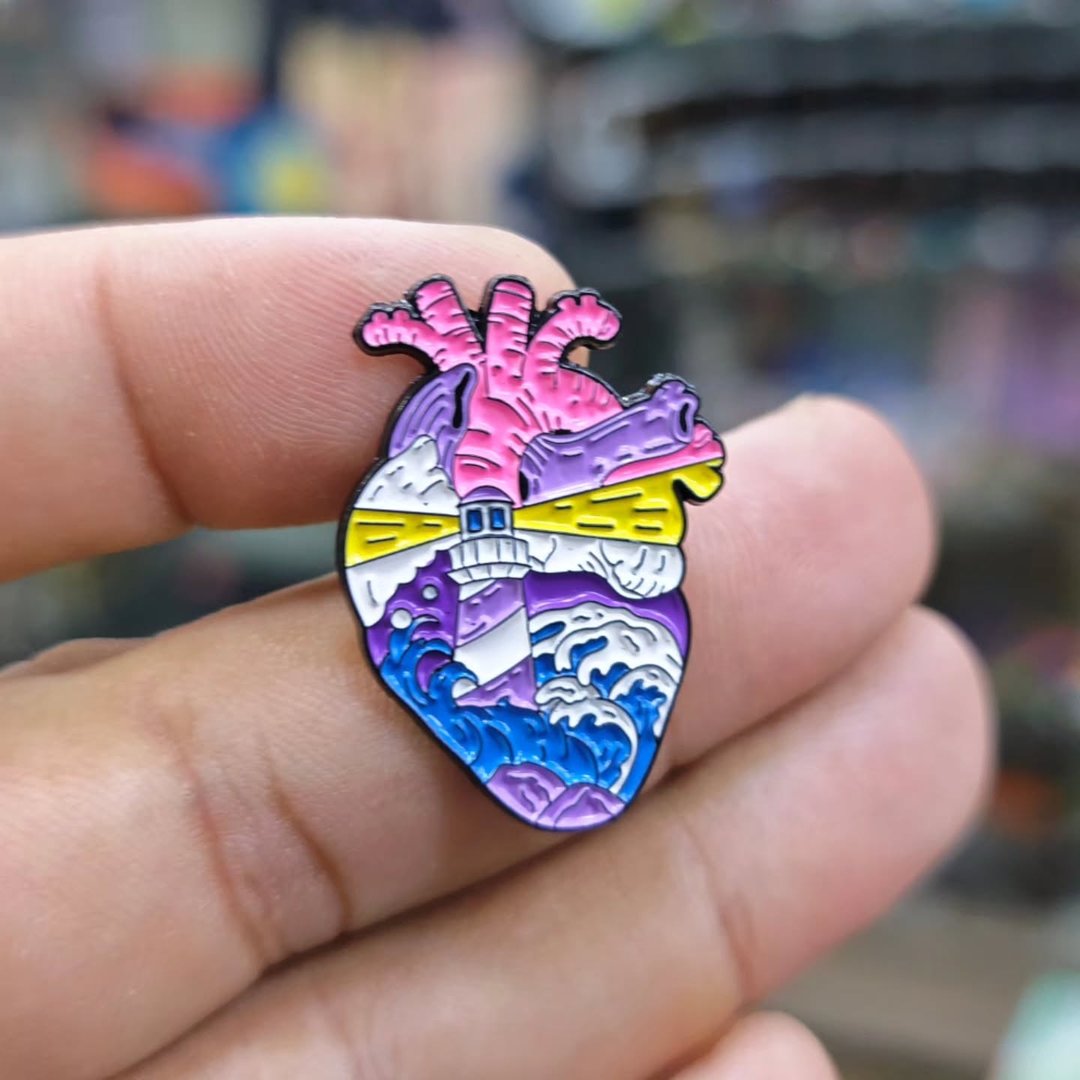 Heart Pins - Metal Pins