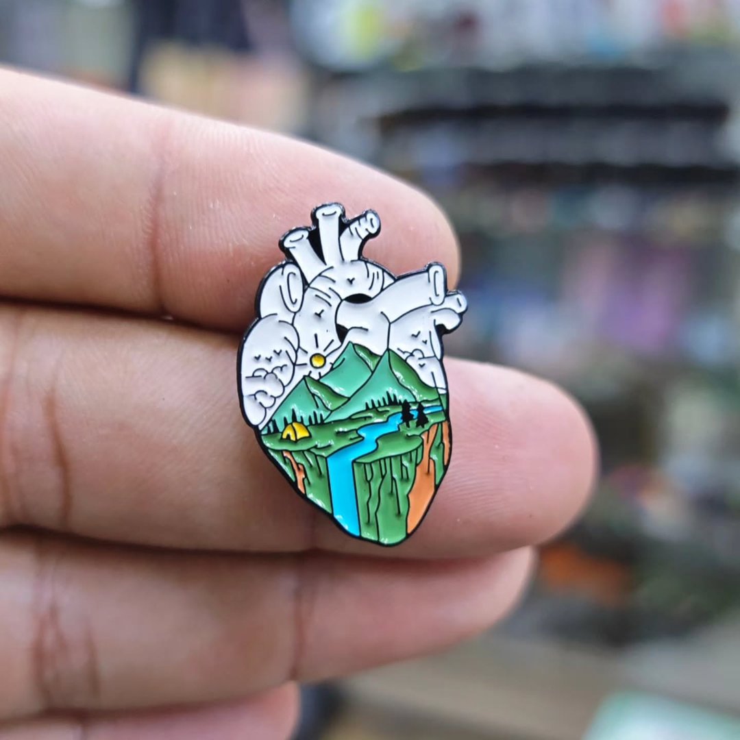 Heart Pins - Metal Pins
