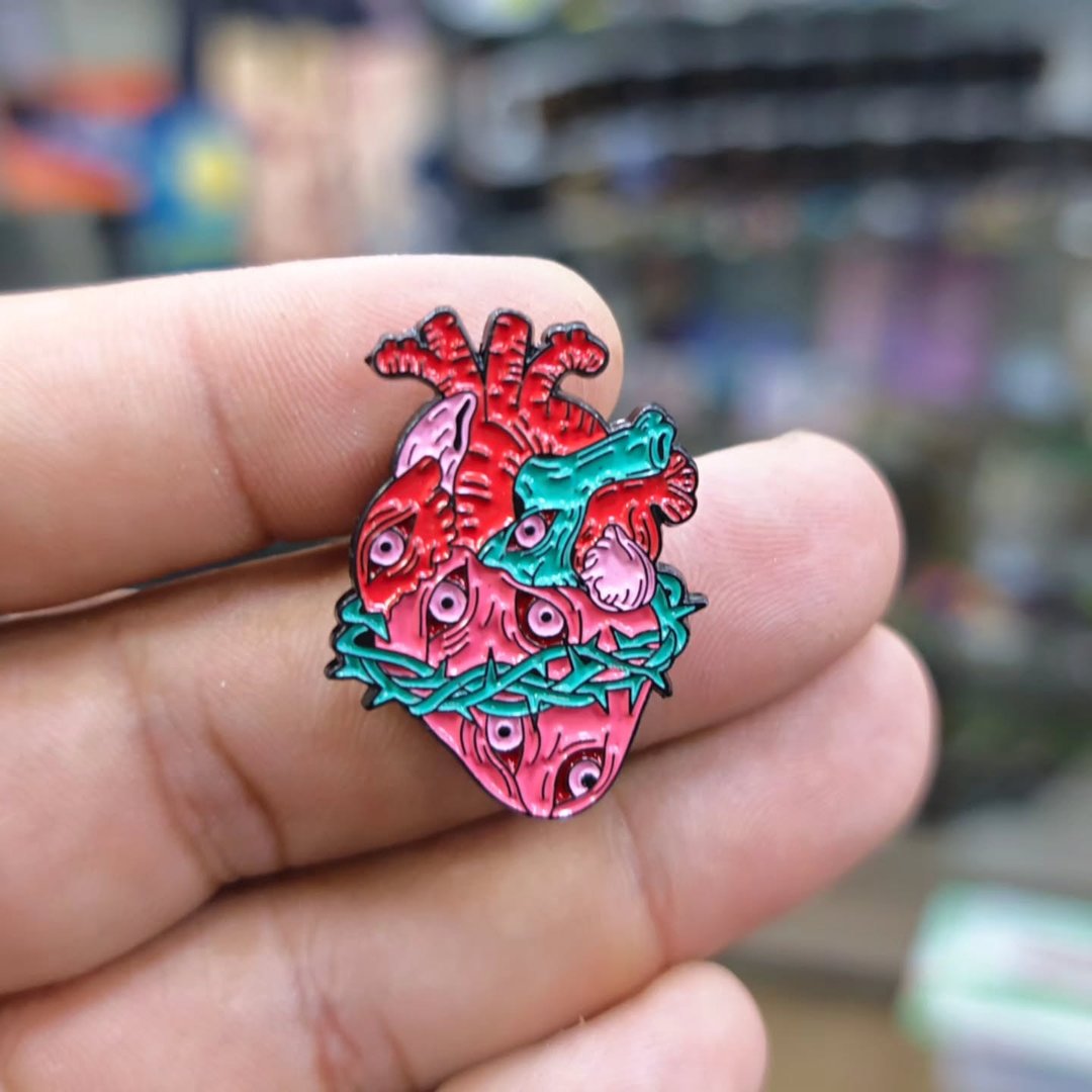 Heart Pins - Metal Pins