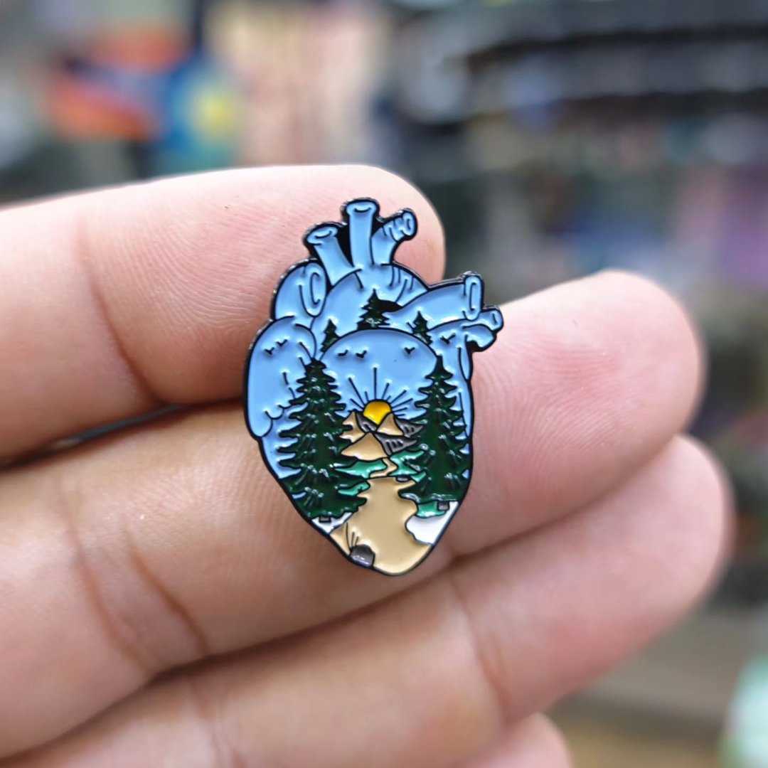 Heart Pins - Metal Pins