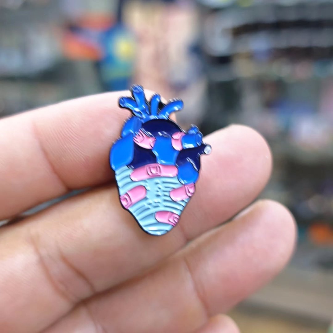 Heart Pins - Metal Pins