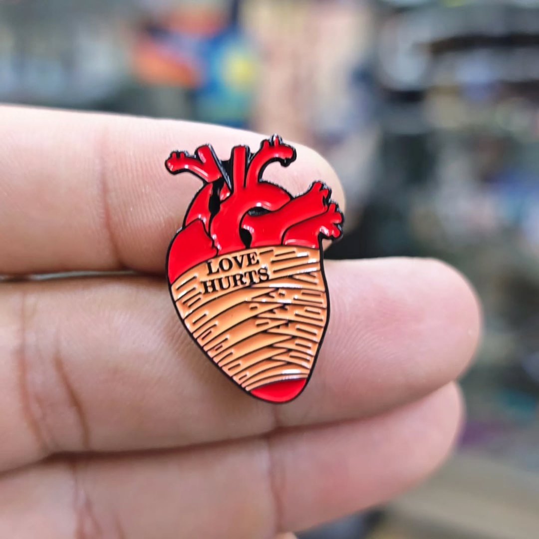 Heart Pins - Metal Pins